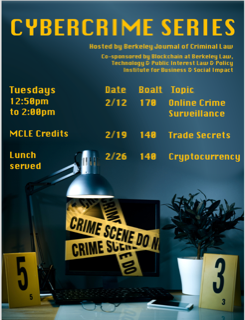 Cybercrime Series Schedule