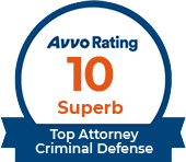 Avvo 10 Superb Rating Top Attorney Criminal Defense